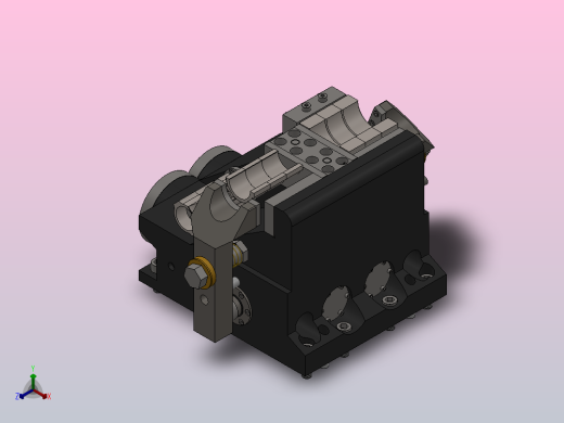 液压夹具正等轴测缩略图