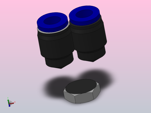 IPX-N Y型螺纹三通-NPT螺纹_IPX3／8-N01俯视缩略图