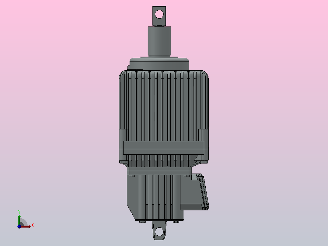 电力液压推动器MYT2-125／6 W.UL.DL.C.H.S前视图
