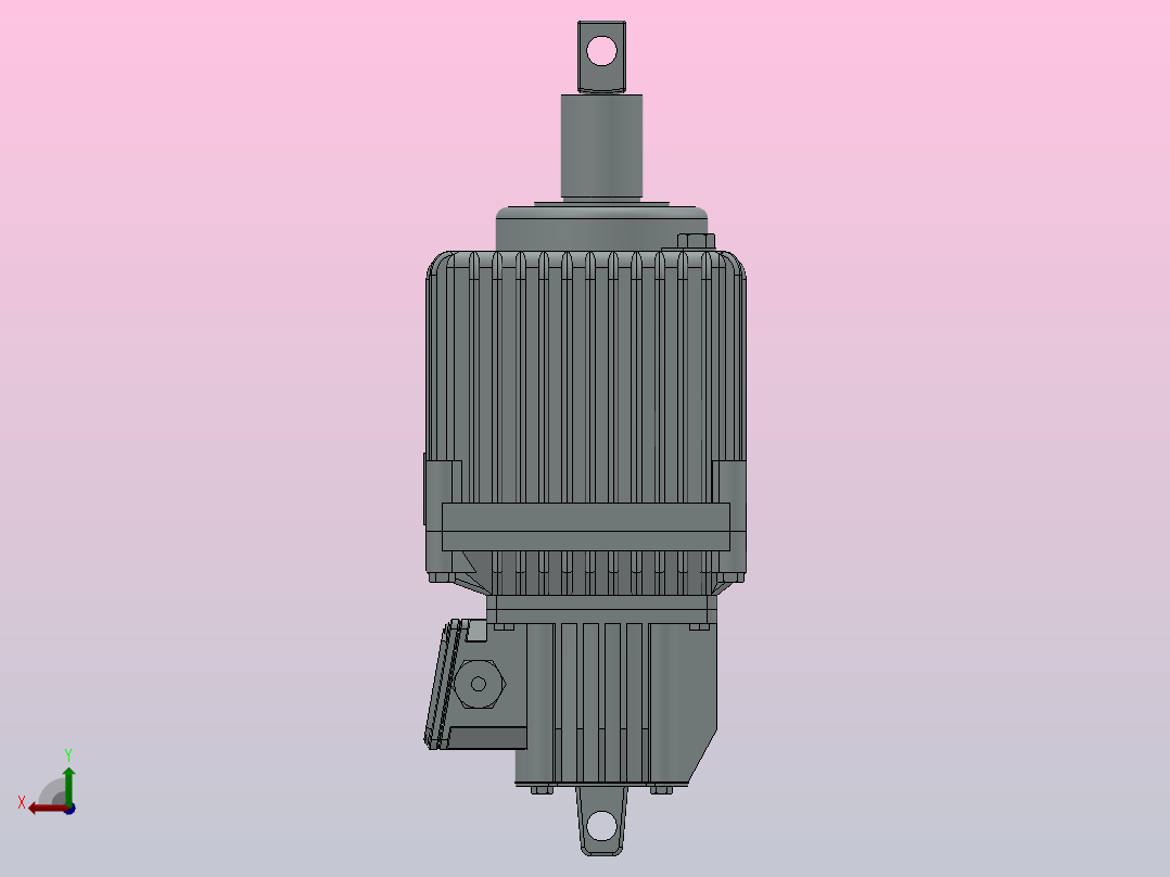 电力液压推动器MYT2-125／6 W.UL.DL.C.H.S后视图