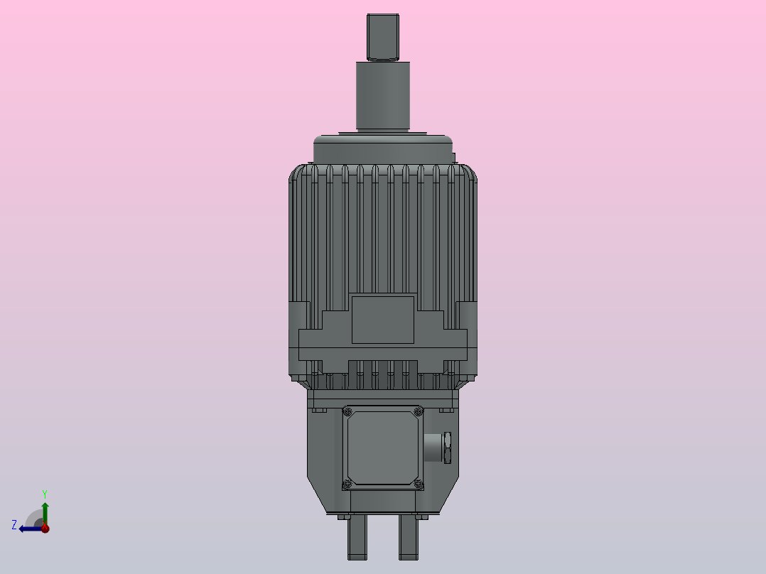 电力液压推动器MYT2-125／6 W.UL.DL.C.H.S右视图