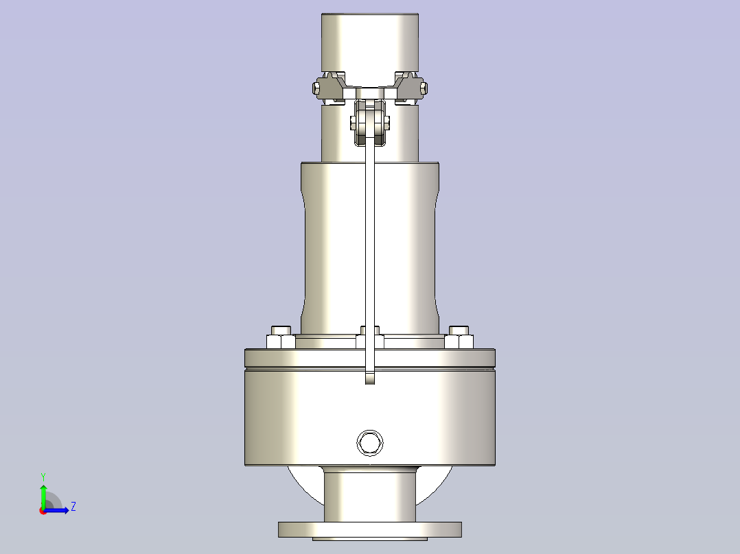 A48H-16C DN50弹簧全启式安全阀[A48H-16C DN50弹簧全启式安全阀]左视图