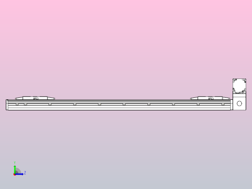 皮带直线轴双滑块型TPA-GCBS-150-P80-L400-RU-M75-N3左视缩略图