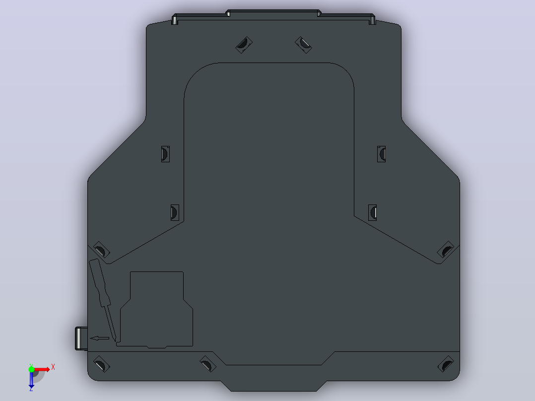 AX-3C_11辅助触头三维模型202203俯视图