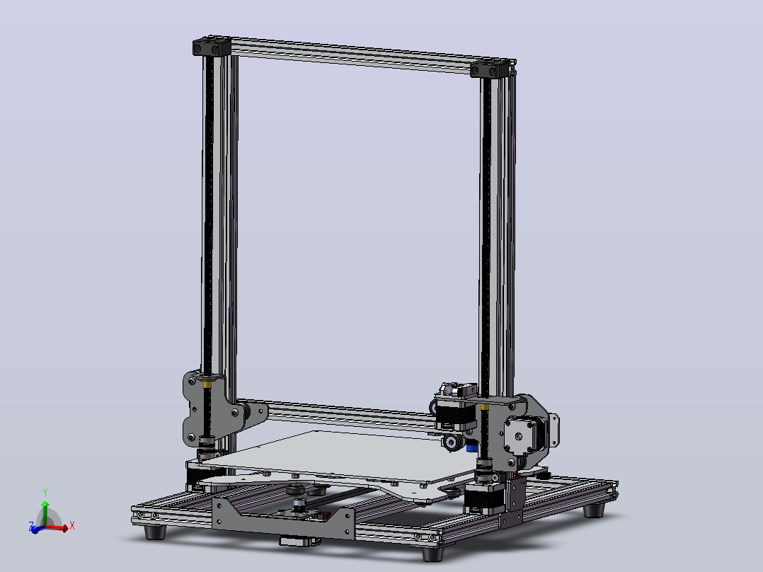 cr-10-3d打印机主视图