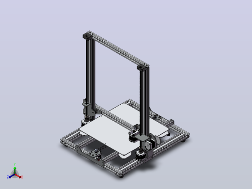 cr-10-3d打印机正等轴测缩略图