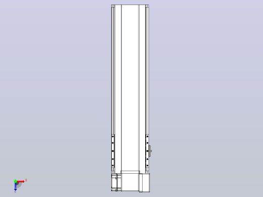 皮带直线轴半封闭可选导轨TPA-HNB-175D-140-L500-RP-Y-P75-N3俯视缩略图