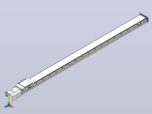 机器人皮带驱动直线轴TPA-GCB-120-P70-L1650-QR-M20-N3正等轴测缩略图