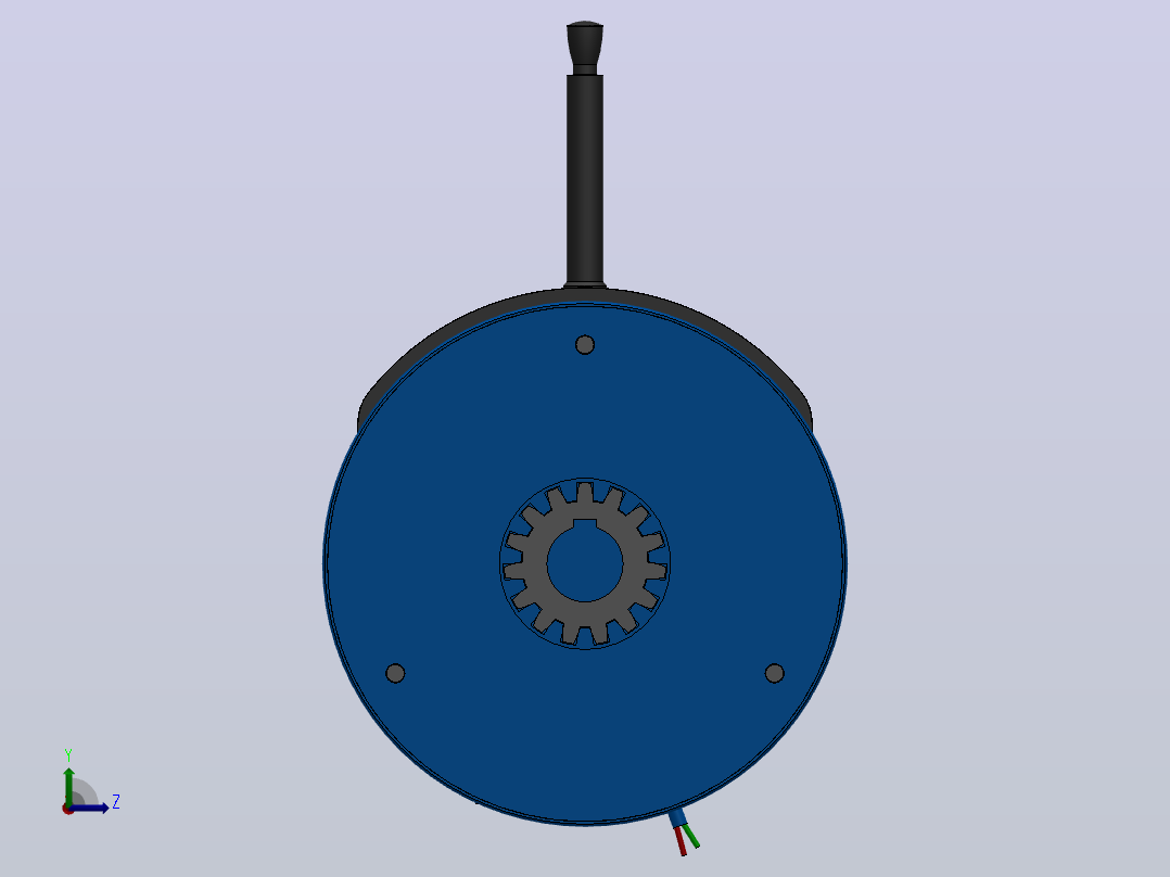 MD-B型电磁圆盘式制动器_MD20-250-B-40-RL-DC24V左视图
