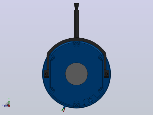 MD-B型电磁圆盘式制动器_MD20-250-B-40-RL-DC24V右视缩略图
