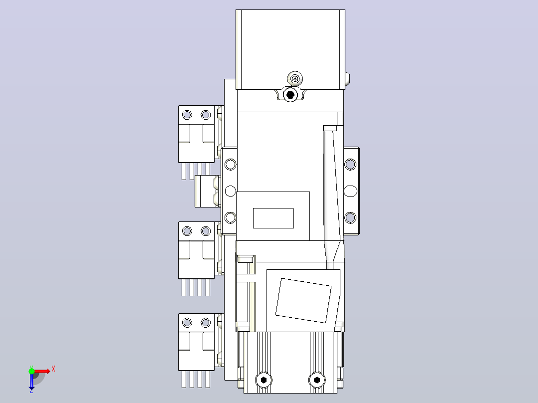 钢基模组TPA-KNR-4002C-100A1-MU-H1S2俯视图