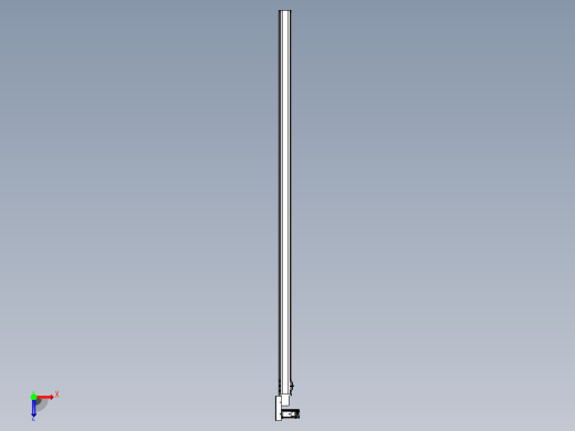 皮带直线轴半封闭可选导轨TPA-HNB-85S-90-L2400-ML-C-P20-N3俯视缩略图