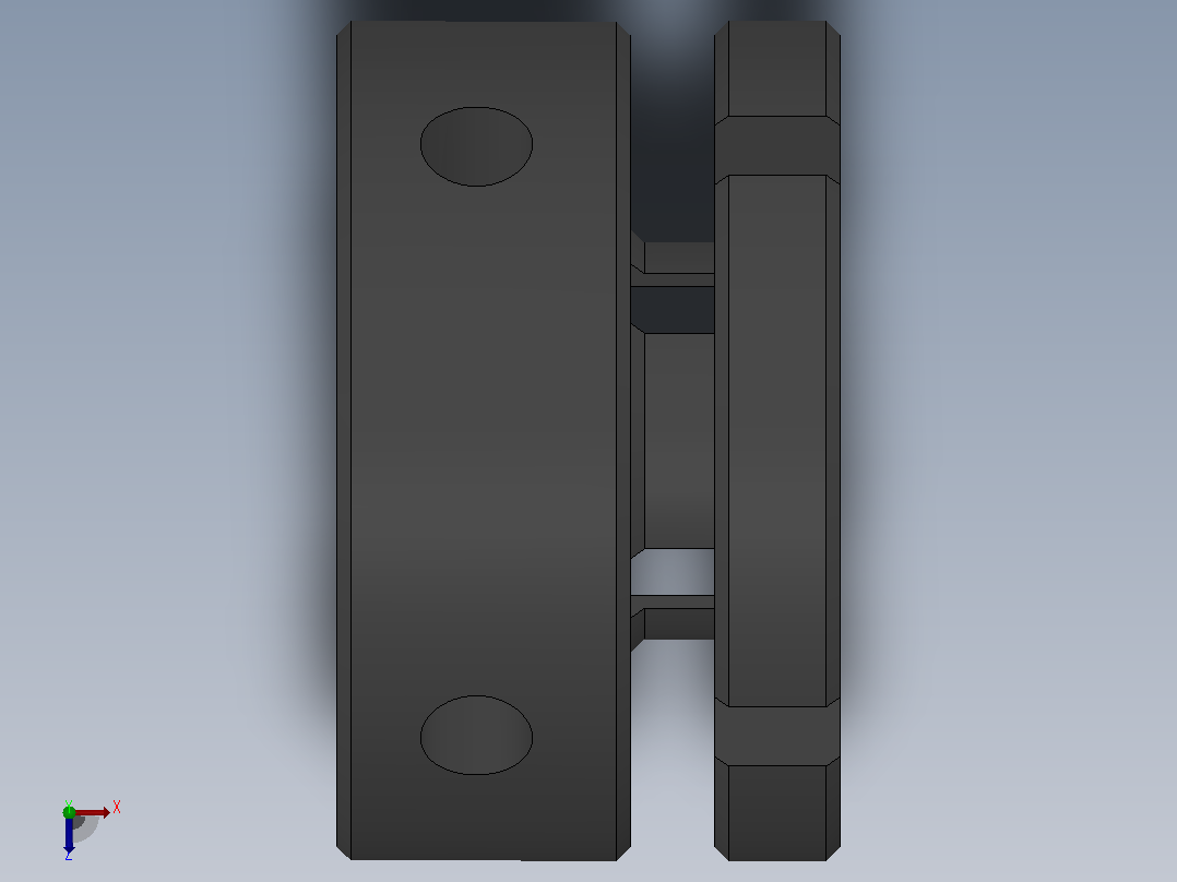 NKA开槽锁紧螺母[NKA M14×1.0]俯视图