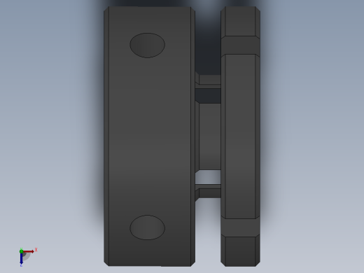 NKA开槽锁紧螺母[NKA M14×1.0]俯视缩略图
