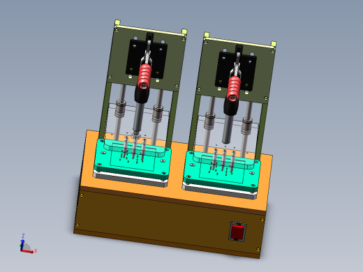 双工位快速夹治具sw17可编辑