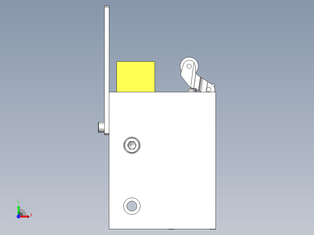 简易安全杠前视图