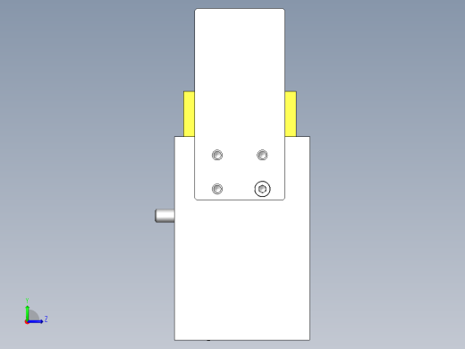 简易安全杠左视缩略图