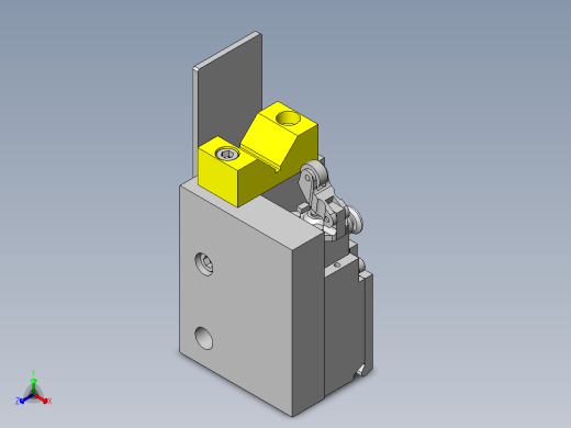 简易安全杠正等轴测缩略图