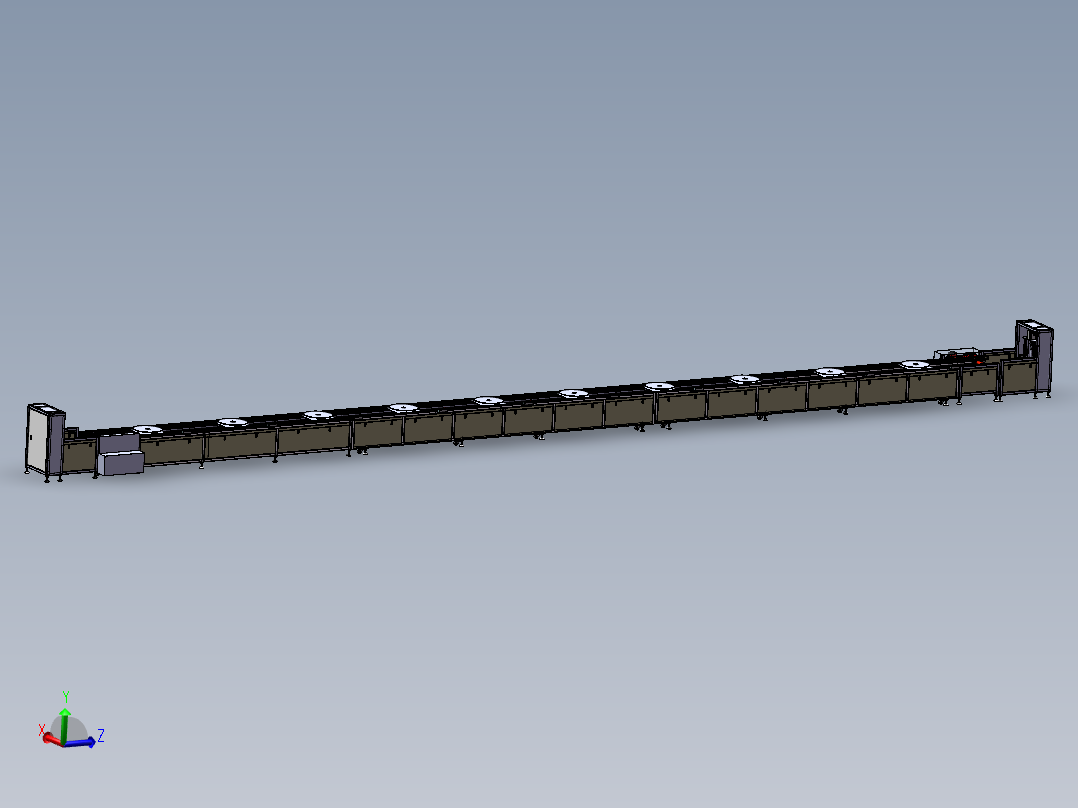 20米双层倍速链sw18可编辑