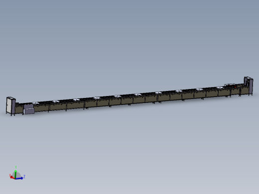 20米双层倍速链sw18可编辑