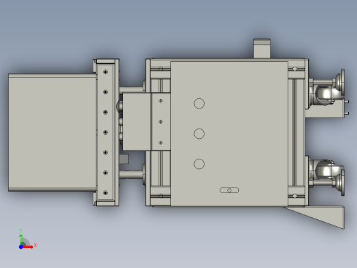 自动液压提升机3D图纸 K386 非标自动化设备3D图纸3D模型前视缩略图