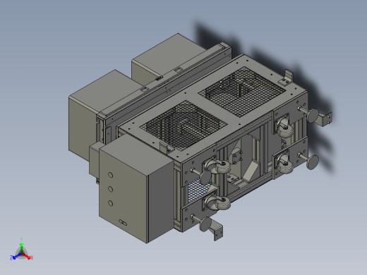 自动液压提升机3D图纸 K386 非标自动化设备3D图纸3D模型正等轴测缩略图