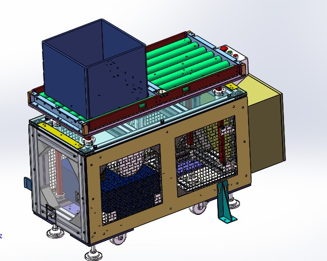 自动液压提升机3D图纸 K386 非标自动化设备3D图纸3D模型