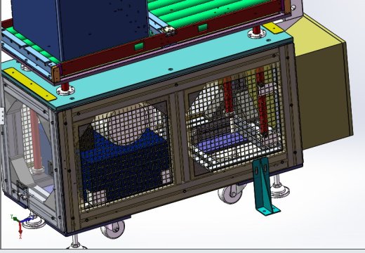自动液压提升机3D图纸 K386 非标自动化设备3D图纸3D模型缩略图