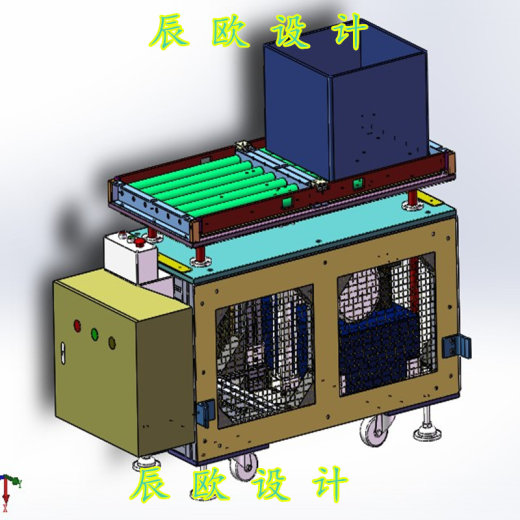 自动液压提升机3D图纸 K386 非标自动化设备3D图纸3D模型缩略图