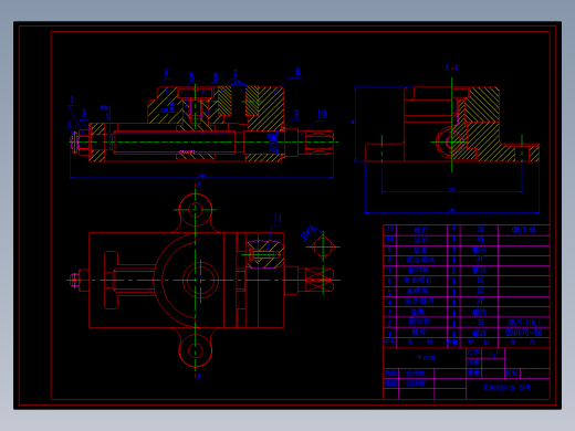 千斤顶装备图和平口钳装配图下载