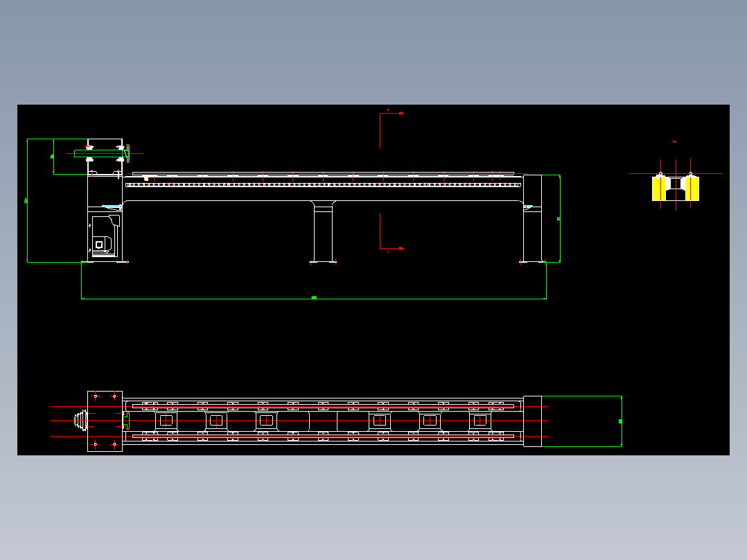 自动焊接机床床身装配图免费下载