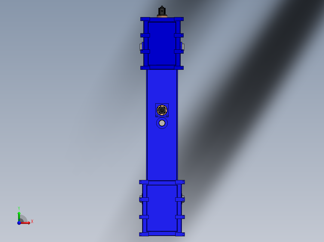 G811 R2-10000ESL-6.5变位机前视图