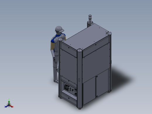 230非标设备常用机架正等轴测缩略图