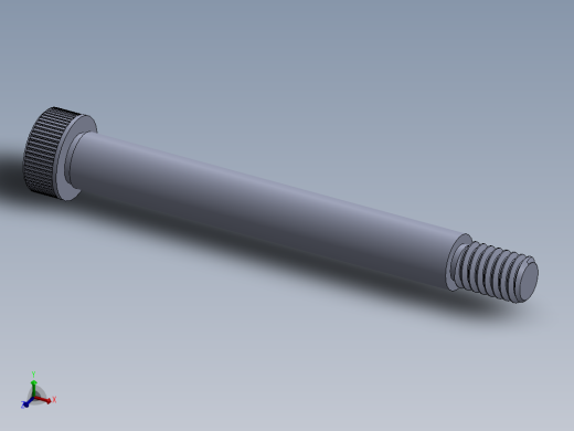 内六角螺螺栓-SB 0.3125-18 x 2.75.SLDPRT