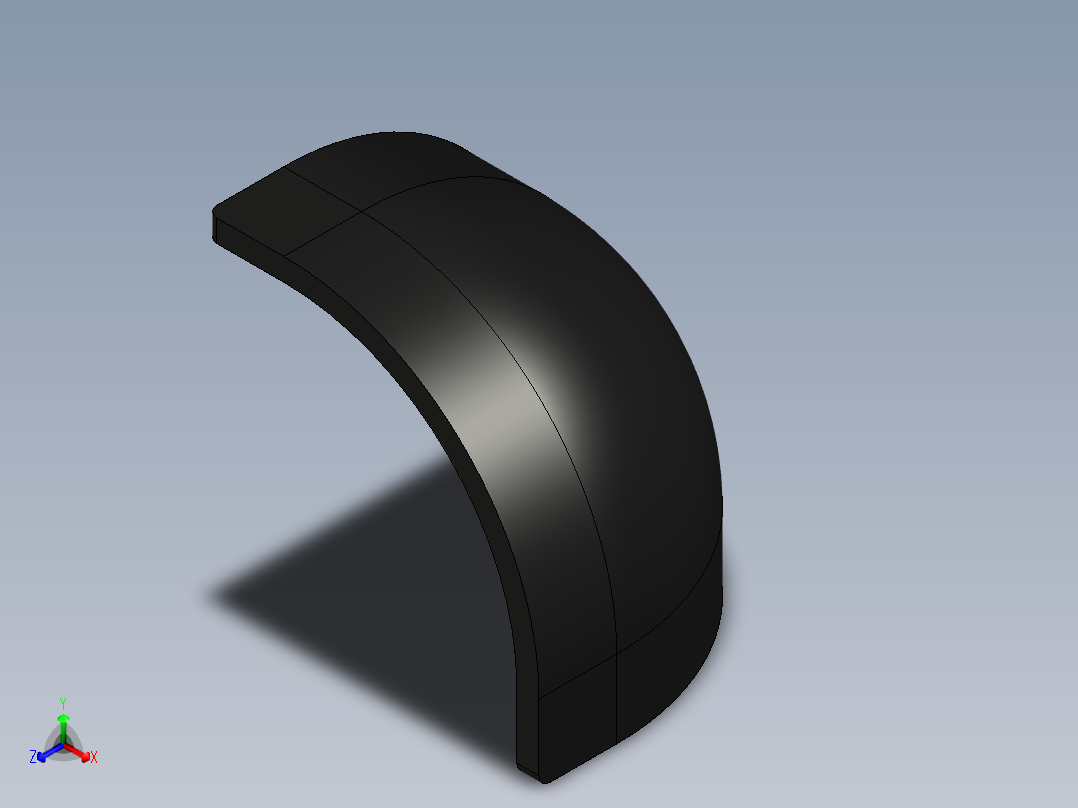 型材-BR 30X30 CORNER BRACKET DOME CAP KJN517281正等轴测图