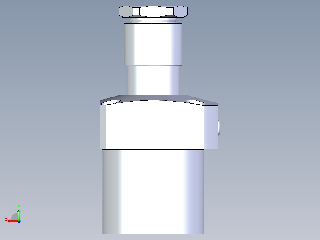 KOSMEKLHA1050-GR-Y60多系列多零件图纸模型后视图
