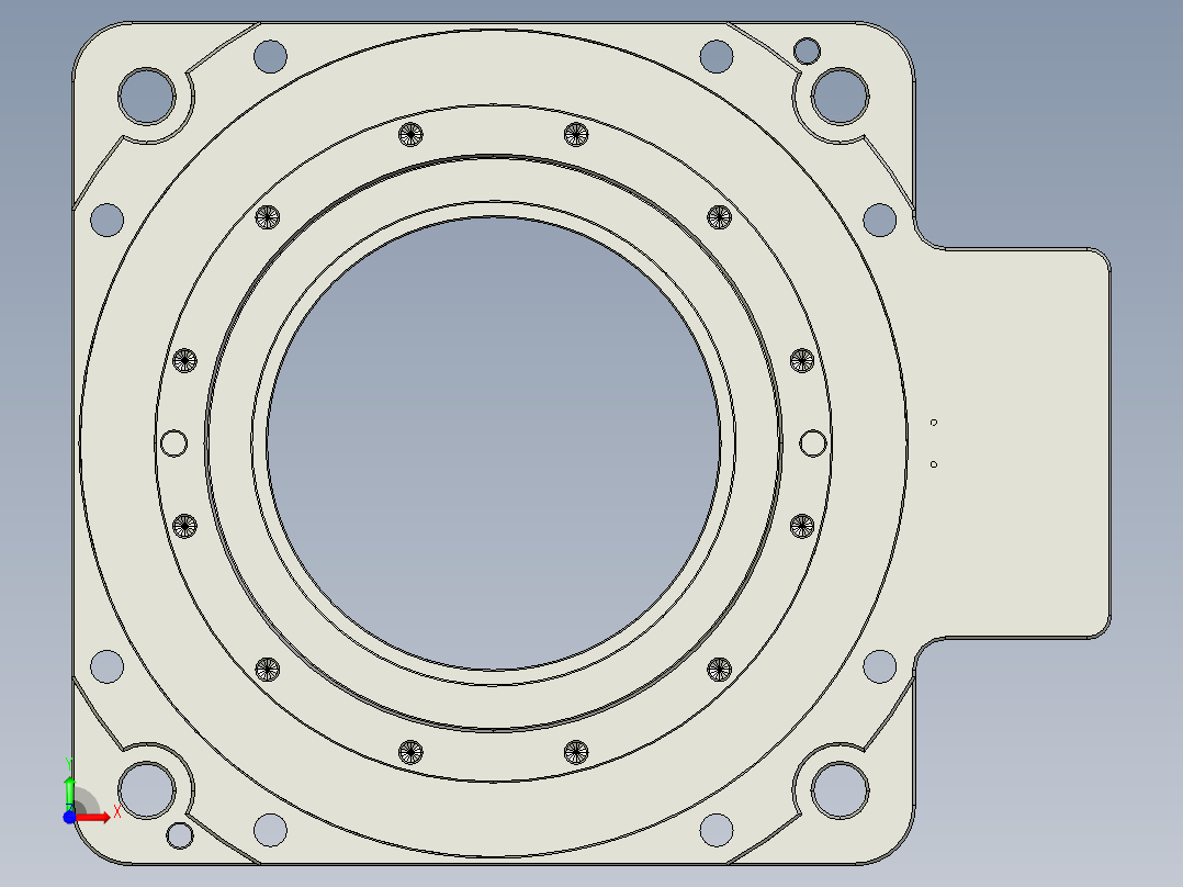 中空旋转平台KFN280-10_18_-19-58-85-93-M8前视图