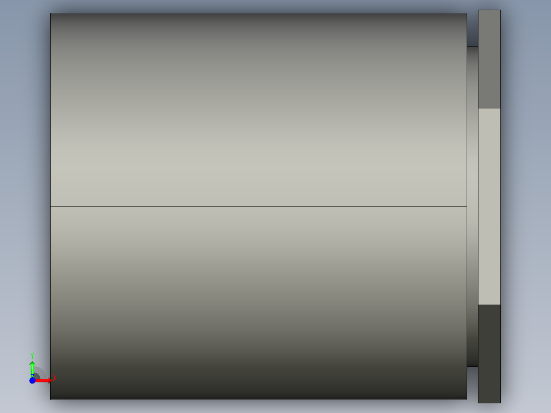 船舶管路系统SeaCor_ReducerCoupling_SxS_37J229292_2.5in x 2in前视图