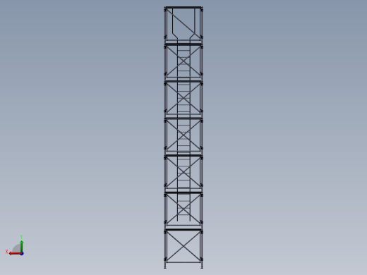 蒸汽管道模型后视缩略图