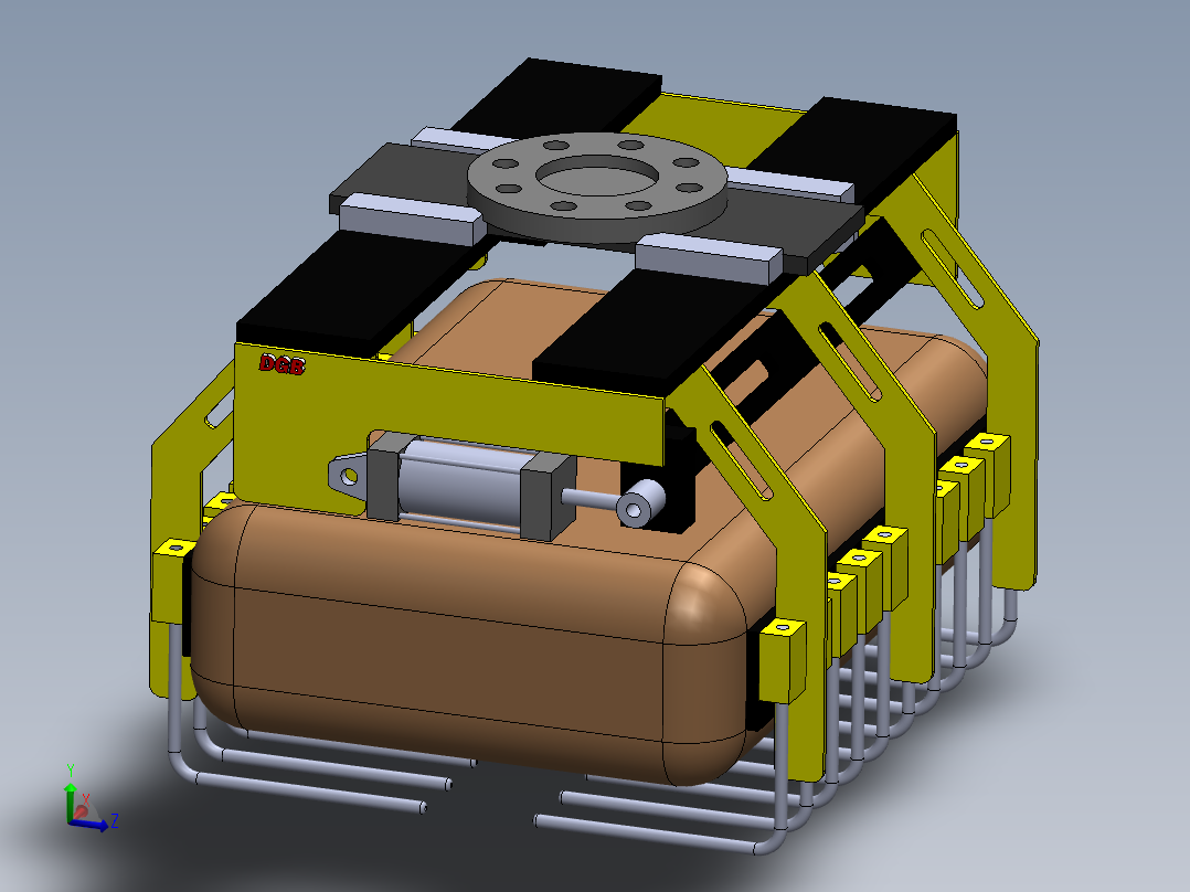 工业机器人袋夹持器