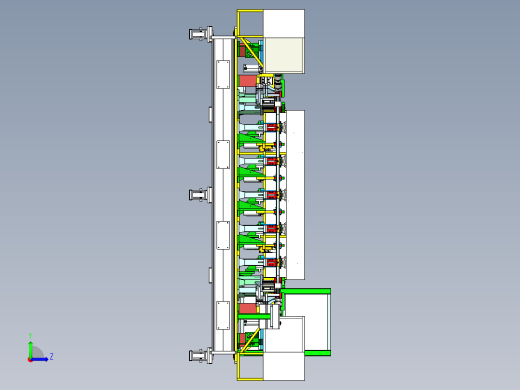 东风货车骨架自动钻孔机 (1)左视缩略图