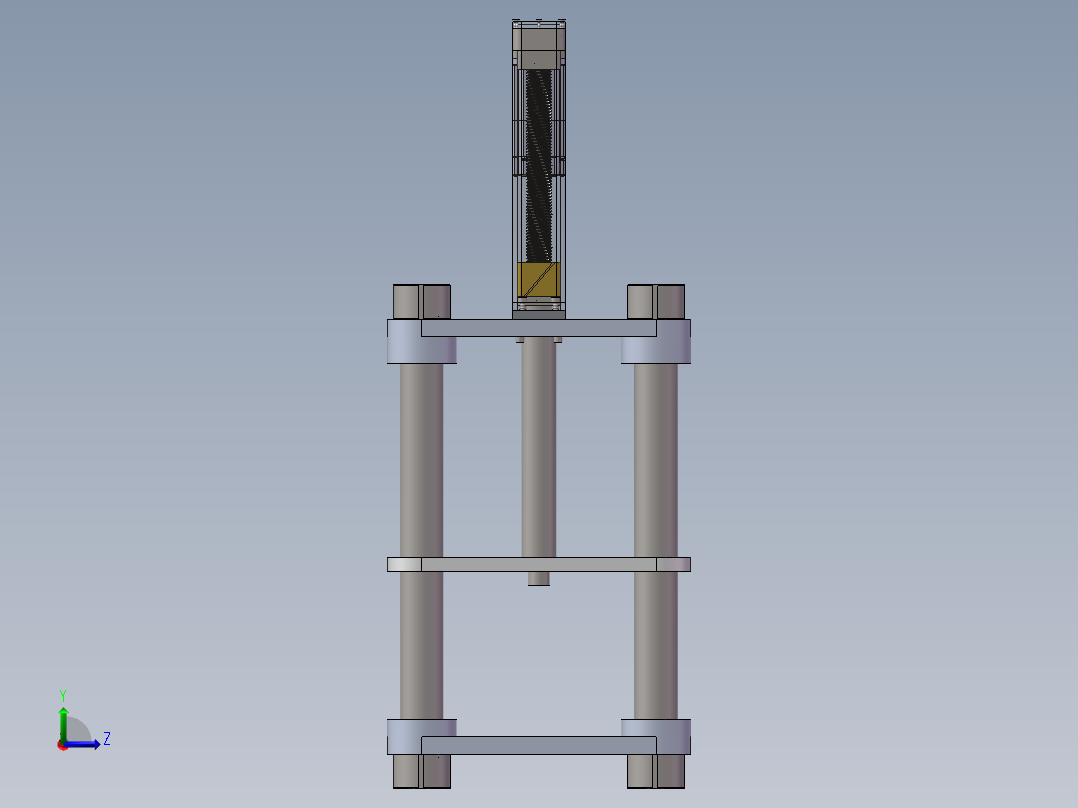 螺旋压力机三维SW模型=1148401=50左视图