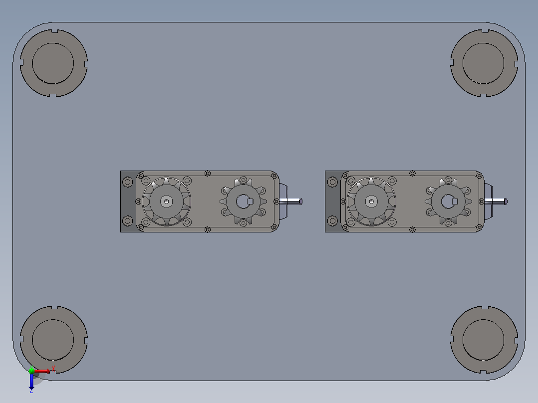 螺旋压力机三维SW模型=1148401=50俯视图