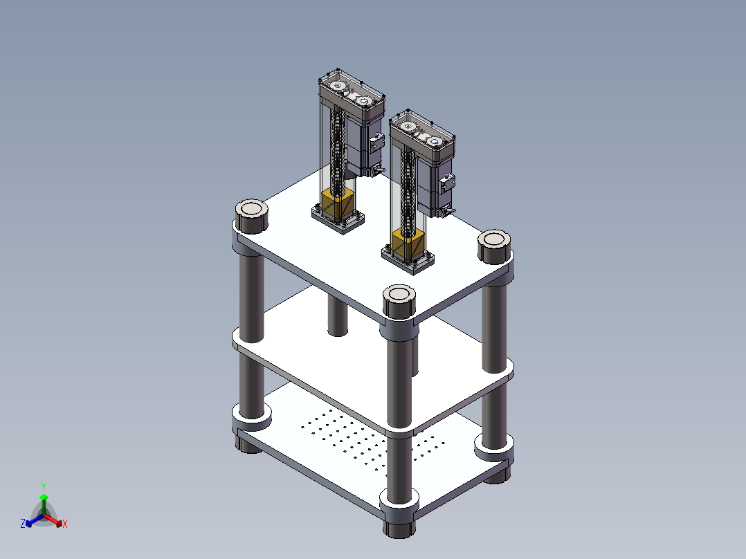 螺旋压力机三维SW模型=1148401=50正等轴测图