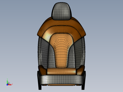 汽车座椅前视缩略图