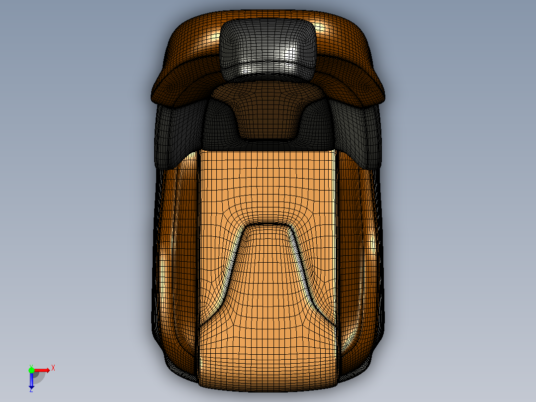 汽车座椅俯视图