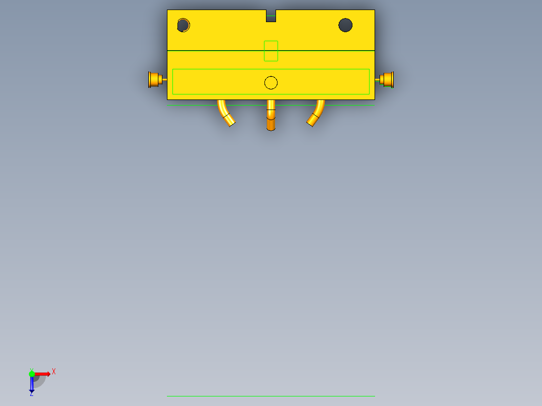 上料机(2)俯视图