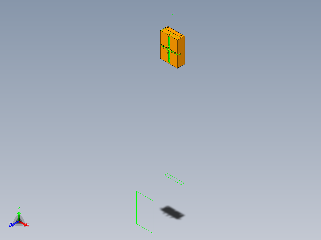 上料机(2)正等轴测图