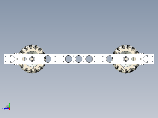 frc custom mecanum麦克纳姆轮车底盘右视缩略图