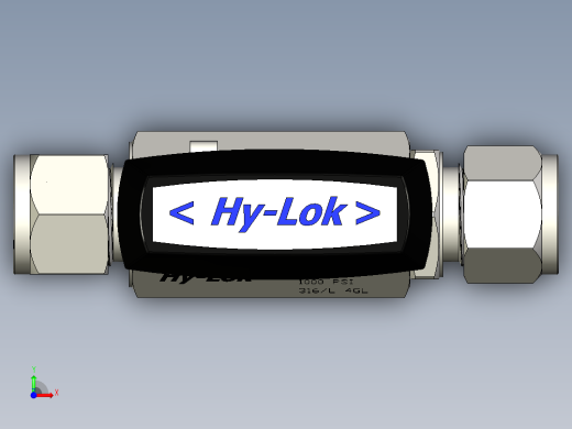 球阀-110系列12毫米Hy-Lok管接头前视缩略图